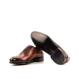 DapperFam Giuliano in Fire Men's Hand-Painted Patina Whole Cut