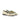 DapperFam Rialto in Ice / Khaki / Olive Men's Linen & Italian Leather Monk Slipper in Ice / Khaki / Olive