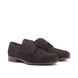 DapperFam Vero in Dark Brown Men's Lux Suede Derby in Dark Brown