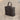 DapperFam Luxe Men's Travel Tote in Flannel Dark Grey Flannel