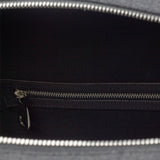 DapperFam Luxe Men's Travel Tote in Flannel Dark Grey Flannel