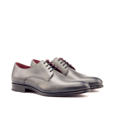 DapperFam Vero in Grey Men's Italian Leather Derby in Grey