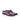 DapperFam Vero in Grey / Burgundy Camo Men's Hand-Painted Patina Derby in Grey / Burgundy Camo