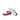 DapperFam Zephyr in White / Red / Black Men's Italian Croco Embossed Leather Longwing Blucher