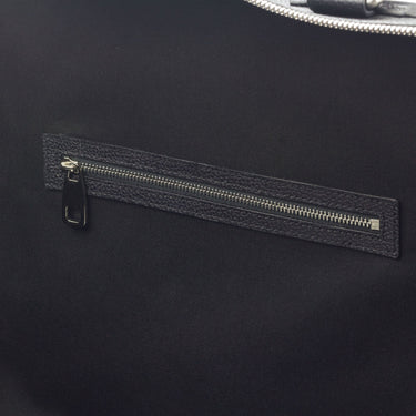 DapperFam Luxe Men's Travel Tote in Grey Painted Full Grain