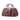 DapperFam Luxe Men's Travel Duffle in Burgundy Painted Calf