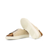 DapperFam Rivale in Ice Men's Linen Trainer