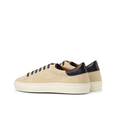 DapperFam Rivale in Ice Men's Linen Trainer
