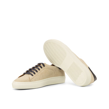 DapperFam Rivale in Ice Men's Linen Trainer