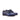 DapperFam Rafael in Navy Men's Italian Leather & Italian Full Grain Leather Oxford in Navy