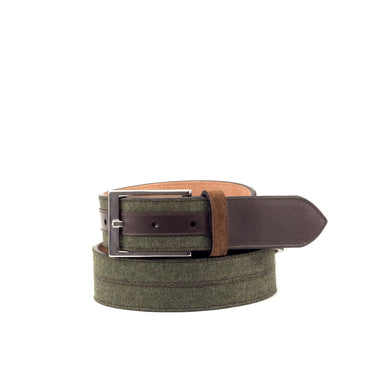DapperFam Luxe Men's Marseille in Flannel Green Flannel