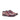 DapperFam Rafael in Burgundy / Denim Men's Hand-Painted Patina Oxford in Burgundy / Denim