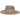 Scala Mercedes Wide Brim Wool Felt Gaucho in Mink OSFM