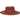 Scala Mercedes Wide Brim Wool Felt Gaucho in Rust OSFM