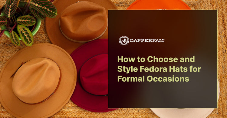 Fedora Hat Examples How to Choose and Style Fedora Hats for Formal Occasions – DAPPERFAM