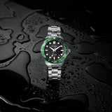 The Argo Automatic - Green/Silver