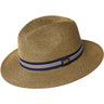 Bailey 1922 Hester Braid Straw Center Dent Fedora in Copper