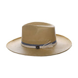 Stacy Adams New York Toyo Straw Wide Brim Fedora Hat