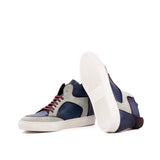 DapperFam Dante in Light Grey Kid Suede
