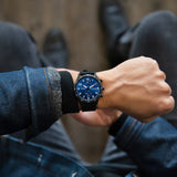 The Altitude - Matte Black/Cobalt