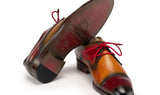 Paul Parkman Men's Cap Toe Derby Shoes in Multiple Colors