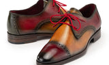 Paul Parkman Men's Cap Toe Derby Shoes in Multiple Colors