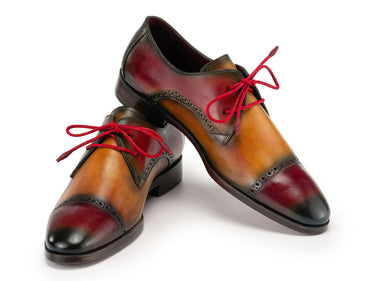 Paul Parkman Men's Cap Toe Derby Shoes in Multiple Colors
