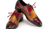 Paul Parkman Men's Cap Toe Derby Shoes in Multiple Colors