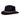 Wigens Bosco Wool Fedora Made in Italy in Black