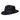 Wigens Executive Wool Fedora Made in Italy in Black #color_ Black