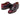 Paul Parkman Men's Black & Purple Crocodile Textured Leather Derby Shoes (ID#1438BPR) — view 2