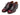 Paul Parkman Men's Black & Purple Crocodile Textured Leather Derby Shoes (ID#1438BPR) — view 6
