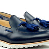 DapperFam Luciano in Navy Box Calf and Lux Suede