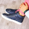 DapperFam Dante in Marine Painted Calf