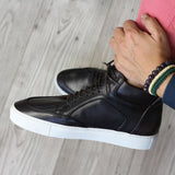 DapperFam Dante in Black High Top Multi — Style 1679