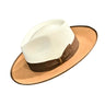 Bellissimo Exclusive Panama and Felt Two Tone Fox in Camel