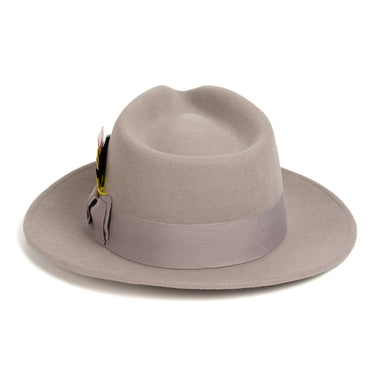 Ferrecci Crushable in Light Grey Australian Wool Fedora