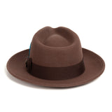 Ferrecci Crushable in Brown Australian Wool Fedora