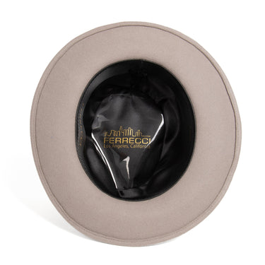 Ferrecci Crushable in Light Grey Australian Wool Fedora