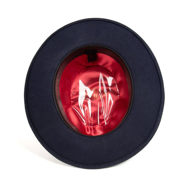 Ferrecci Crushable in Navy Australian Wool Fedora