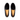 Men's Black Velvet Slipper II With Black Grosgrain Stripe in #color_