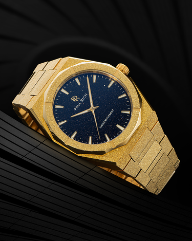 Paul Rich US Frosted Star Dust II Gold Watch