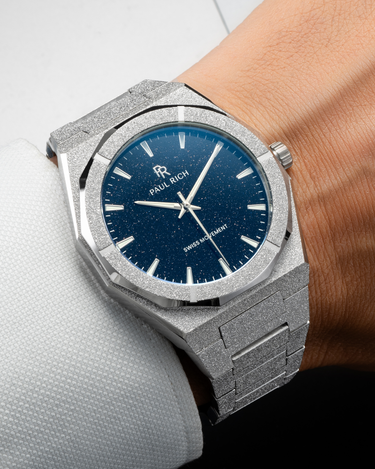 Paul Rich US Frosted Star Dust II Silver Watch