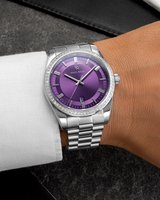 Paul Rich US Legacy Silver Plum Dress Watch