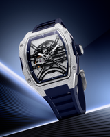 Paul Rich US Astro Skeleton Lunar Silver Watch