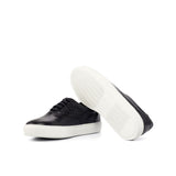 DapperFam Riccardo in Black Painted Croco