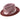 Montique City Lights Fedora Hat with Checkered Ribbon Band in Burgundy
