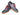 Paul Parkman Men's Norwegian Welted Wingtip Oxford Shoes in Purple & Blue