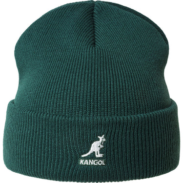 Kangol Acrylic Pull On Double Branded Beanie in Pine OSFM