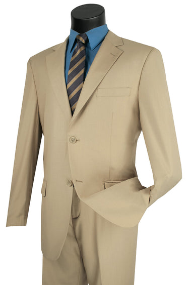 Vinci Light Beige Regular Fit 2 Piece Suit - F-2C900